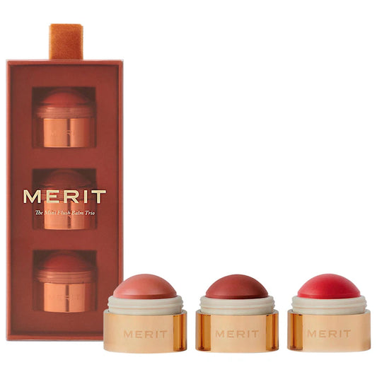 The Mini Flush Balm Blush Trio- Merit