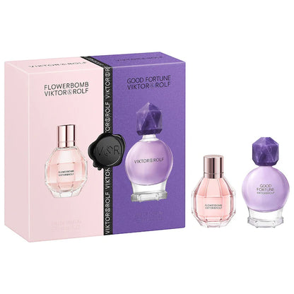 Mini Good Fortune & Flowerbomb Perfume Set - Viktor & Rolf