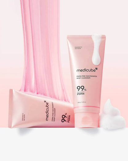 PDRN Pink Niacinamide Whip Cleanser - Medicube