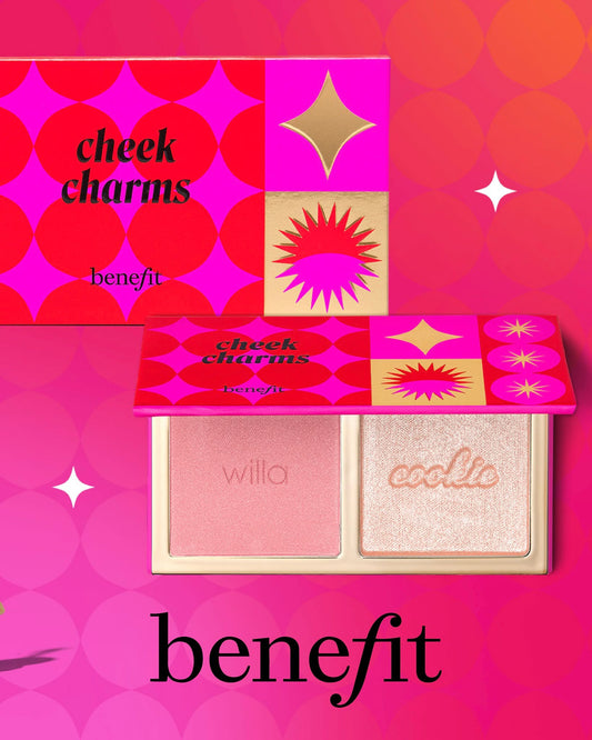 Cheek Charms Limited Edition Blush & Highlighter Palette - Benefit
