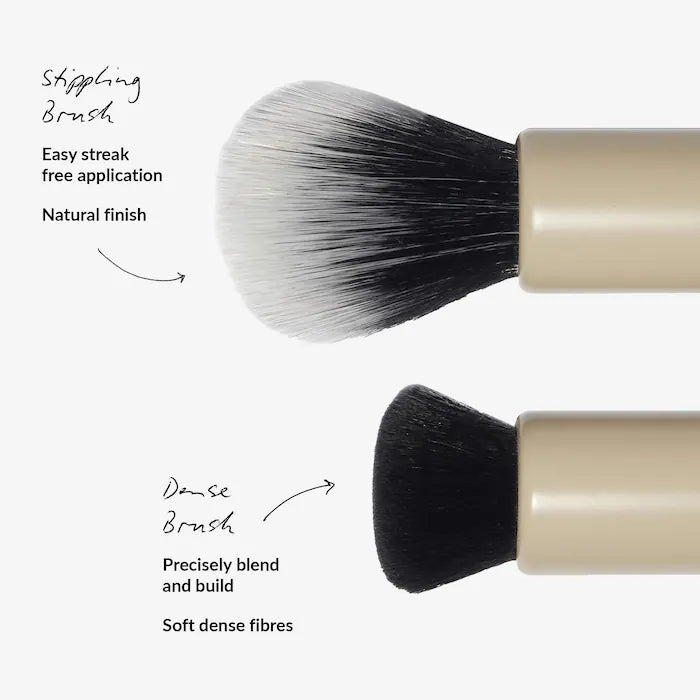 Cream Blush Duo with Duo Face Brush Gift Set - Refy