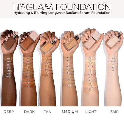 Hy-Glam Hydrating & Blurring Luminous Longwear Serum Foundation - Natasha Denona