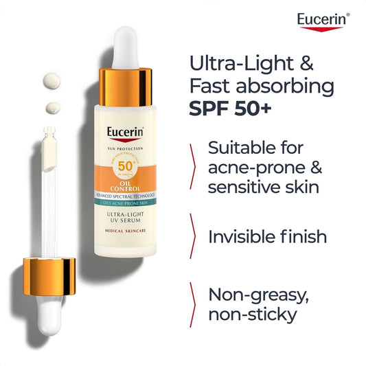 Ultra-Light UV Serum Oil Control SPF 50+ - Eucerin