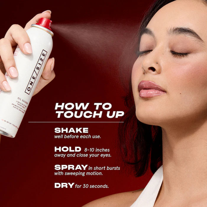 Oil Sucker Liquid Blotting Paper Touch Up Spray - One / Size