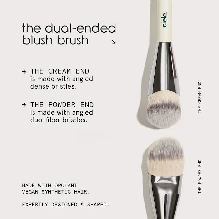 Dual-Ended Blush Brush - Ciele
