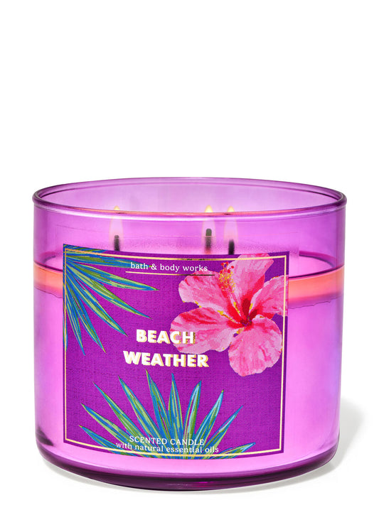 Beach weather 3-Wick candle - Bath & Body Works