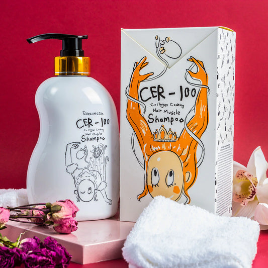 Cer-100 Collagen Coating Hair A+ Muscle Shampoo - Elizavecca