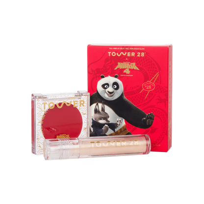 Kung Fu Panda 4 Lip & Cheek Set - Tower 28