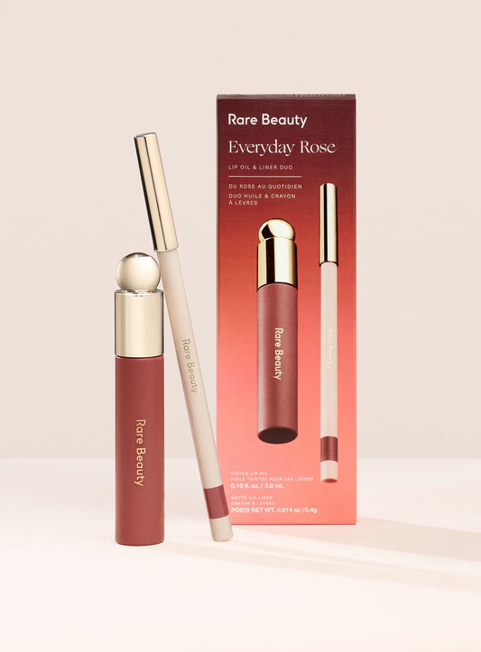 Everyday Rose Lip Oil & Liner Duo- Rare Beauty