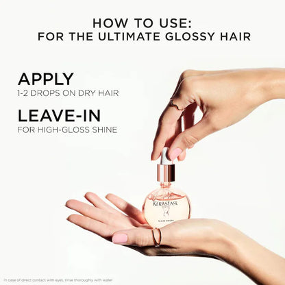 Gloss Absolu Glaze Drops Anti-Frizz Hair Oil - Kérastase