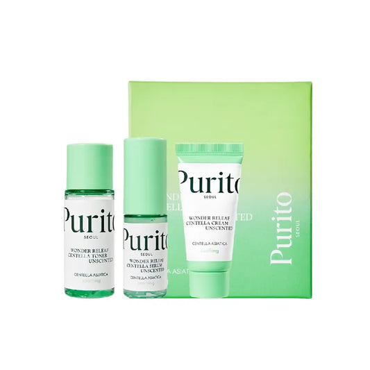 Wonder Releaf Centella Mini Kit Unscented - Purito