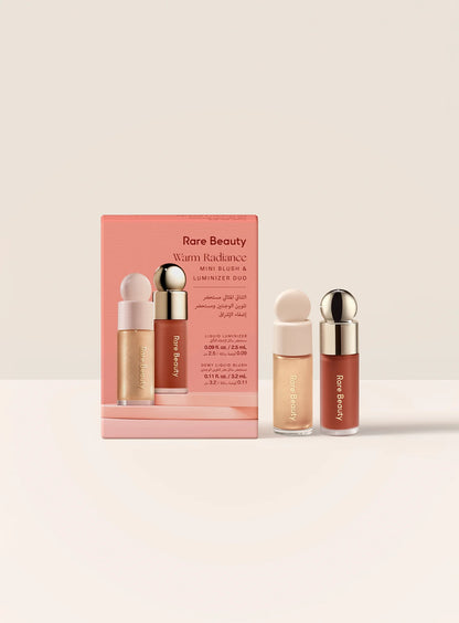 Warm Radiance Mini Blush & Luminizer Duo - Rare Beauty