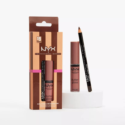 Slim Lip Pencil & Butter Gloss Duo- Nyx