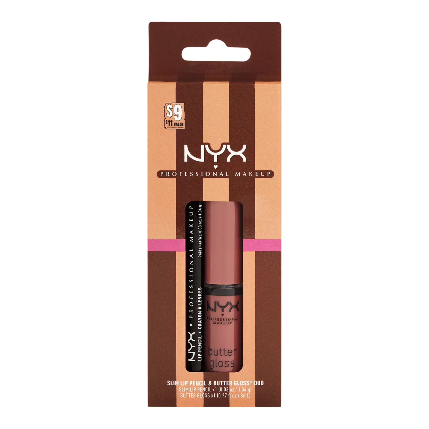 Slim Lip Pencil & Butter Gloss Duo- Nyx