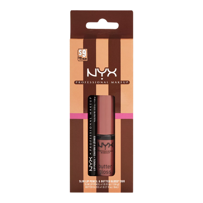 Slim Lip Pencil & Butter Gloss Duo- Nyx