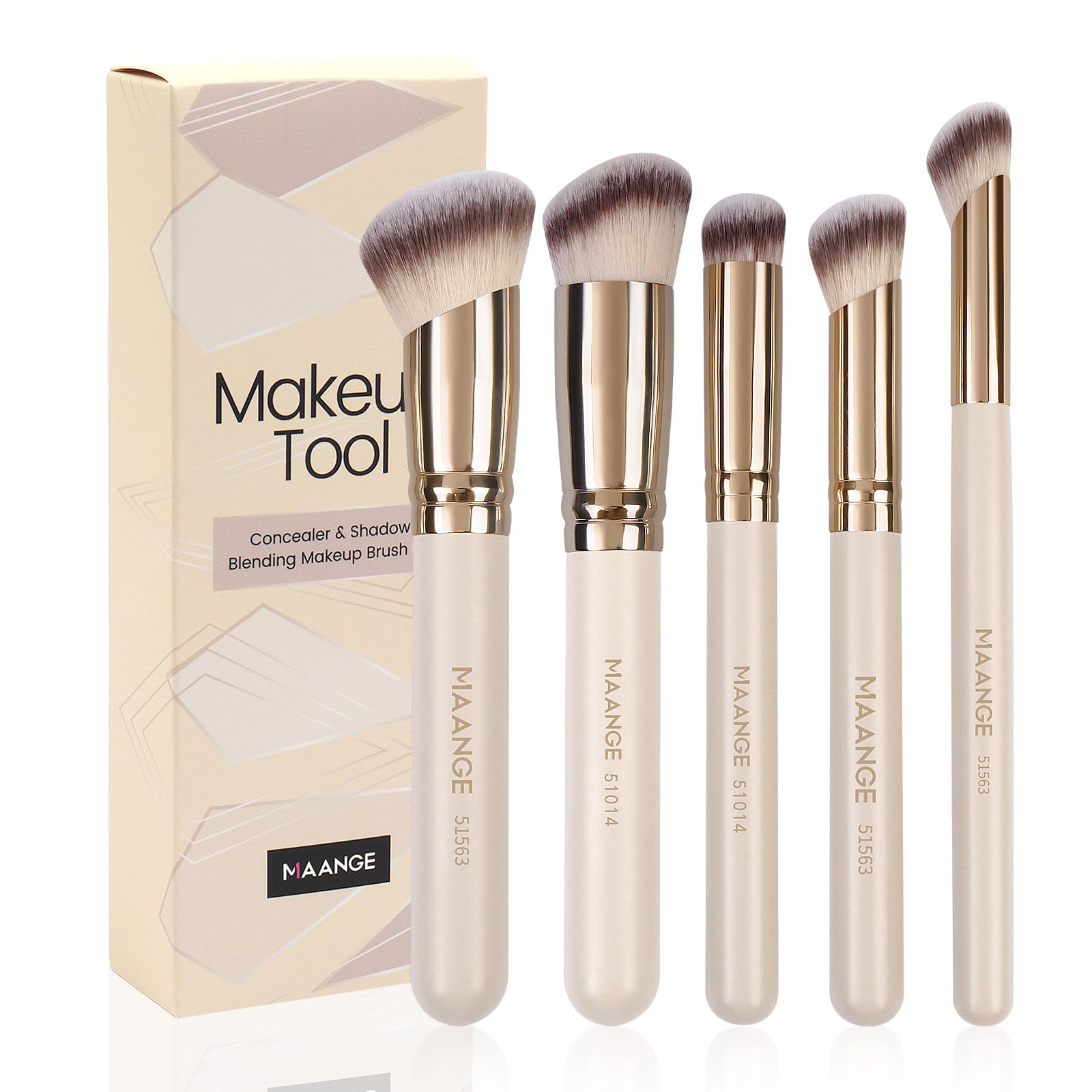 Makeup Tool / Concealer & Shadow Blending Makeup Brush Kit - Maange ...