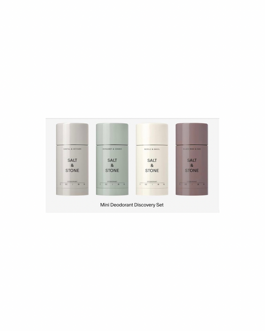 Mini Deodorant Discovery Set - Salt & Stone
