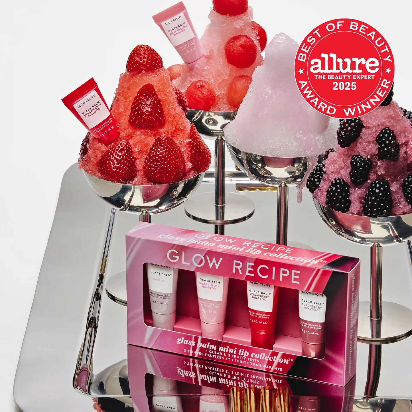 Mini Glass Balm Lip Treatment Collection - Glow Recipe