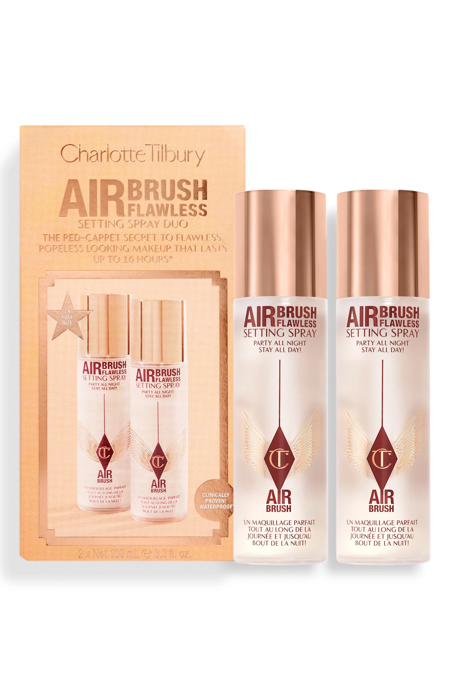 Air Brush Flawless Setting Spray Duo  - Charlotte Tilbury