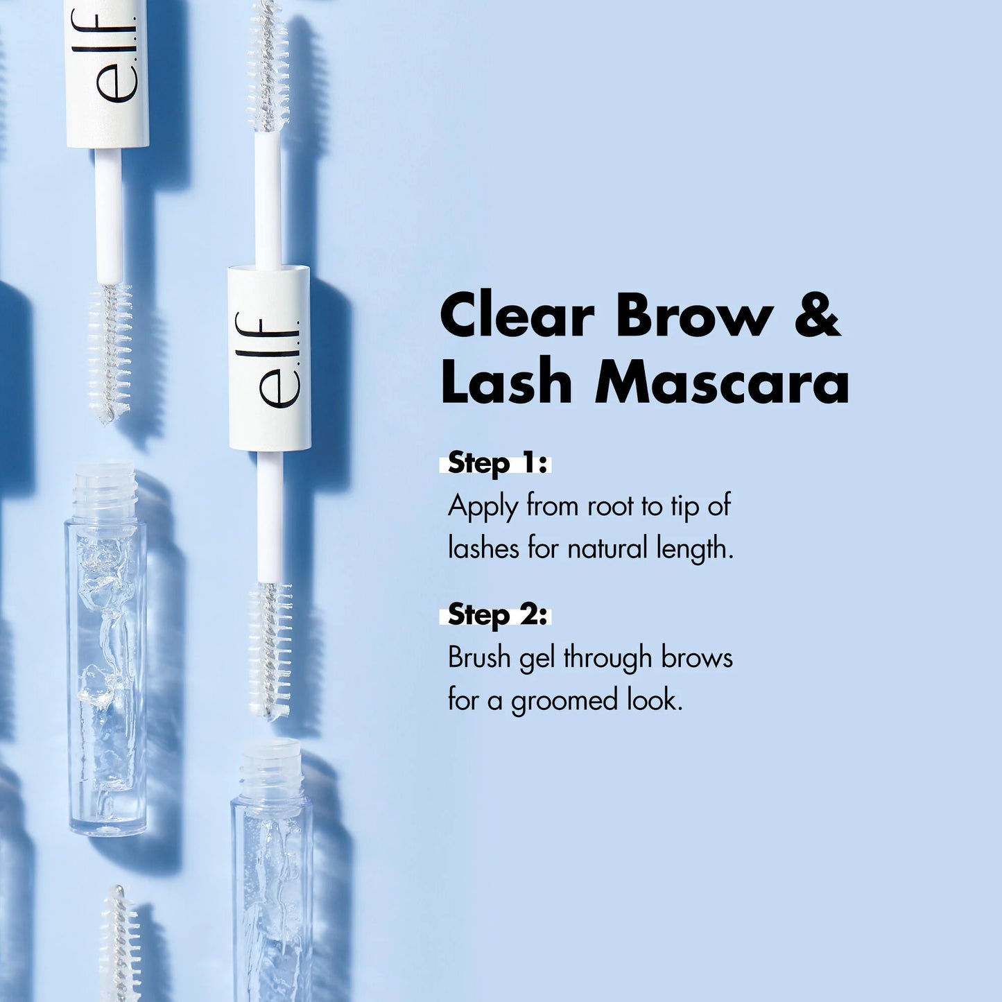 Clear Lash & Brow Mascara Set of 2 - ELF