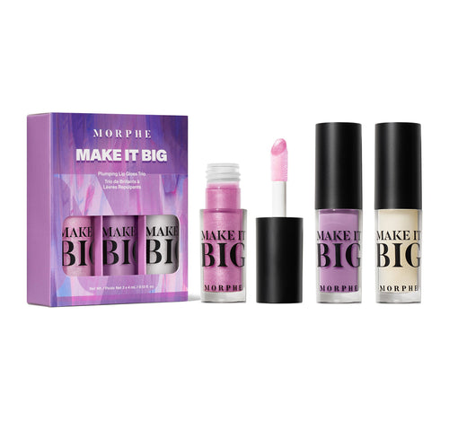 Make It Big Plumping Lip Gloss Trio - Morphe