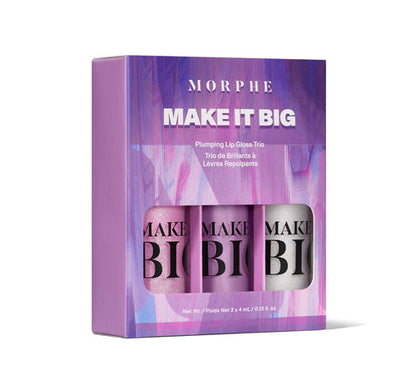 Make It Big Plumping Lip Gloss Trio - Morphe