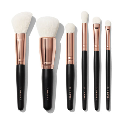 Rosé Away 6-piece  Travel Brush Set- Morphe