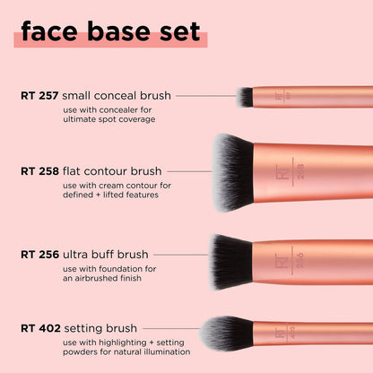 Flawless Base set (Bonos Brush Storage - Real Techniques