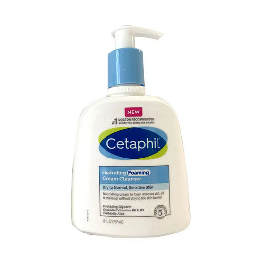 Hydrating Foaming Cream Cleanser-Dry To Normal,Sensitive Skin - Cetaphil