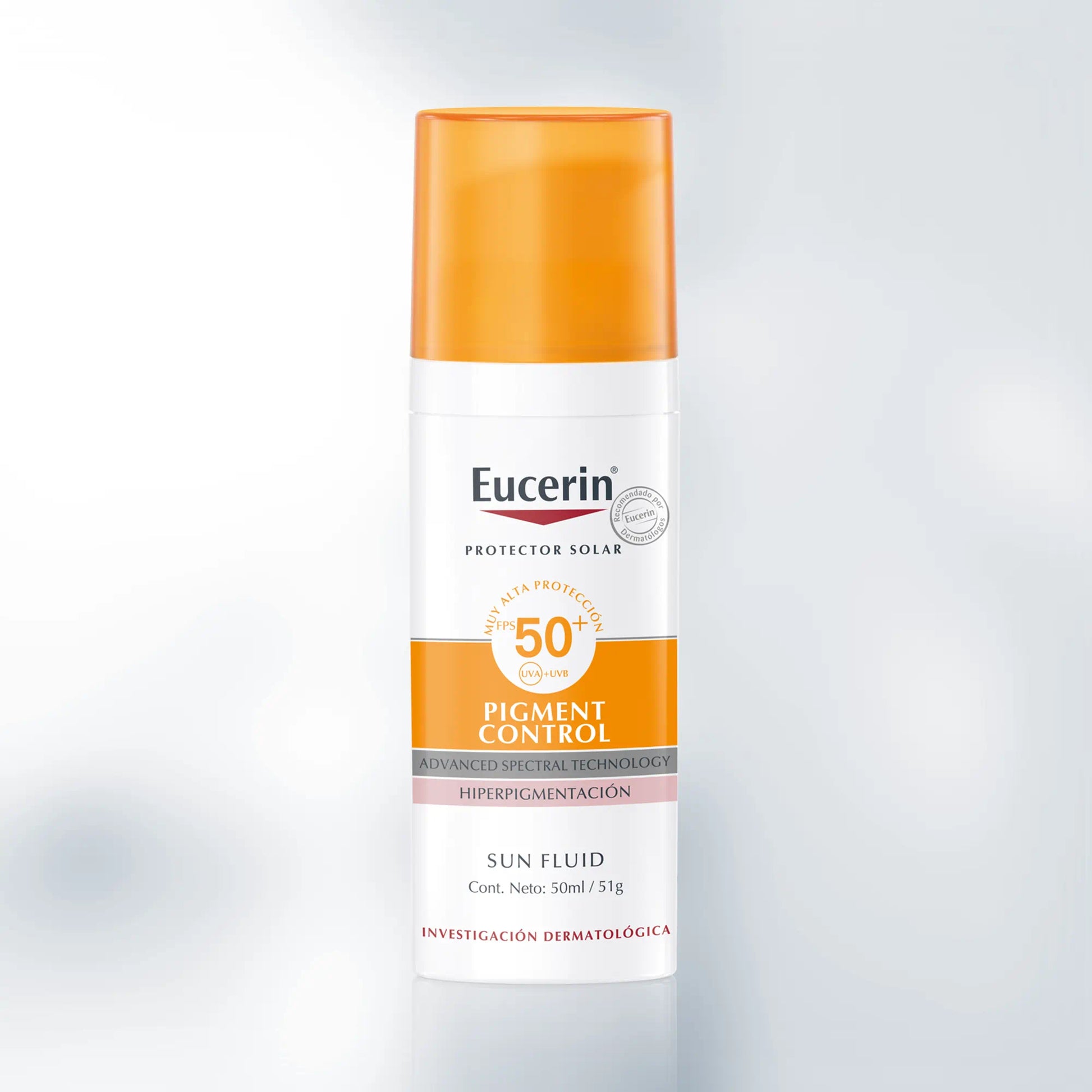 Eucerin Pigment Control SPF 50+ Sun Fluid Beauty Essentials Honduras