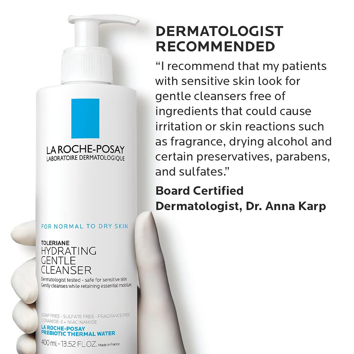 Hydrating Gentle Cleanser La Roche Posay Beauty Essentials Honduras hydrating-gentle-cleanser-la-roche-posay-beauty-essentials-honduras