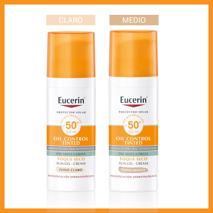 Eucerin Oil Control Tinted SPF 50+ Sun | Toque Seco