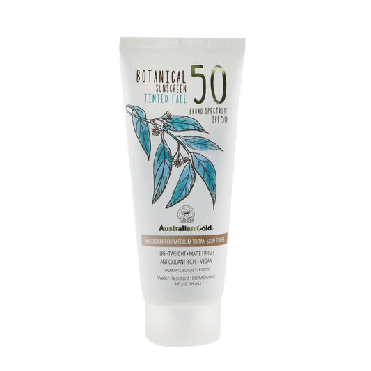 Botanical Face Tinted Sunscreen SPF50 - Australian Gold