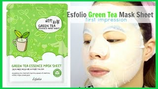 Green Tea Essence Mask Sheet - ésfolío