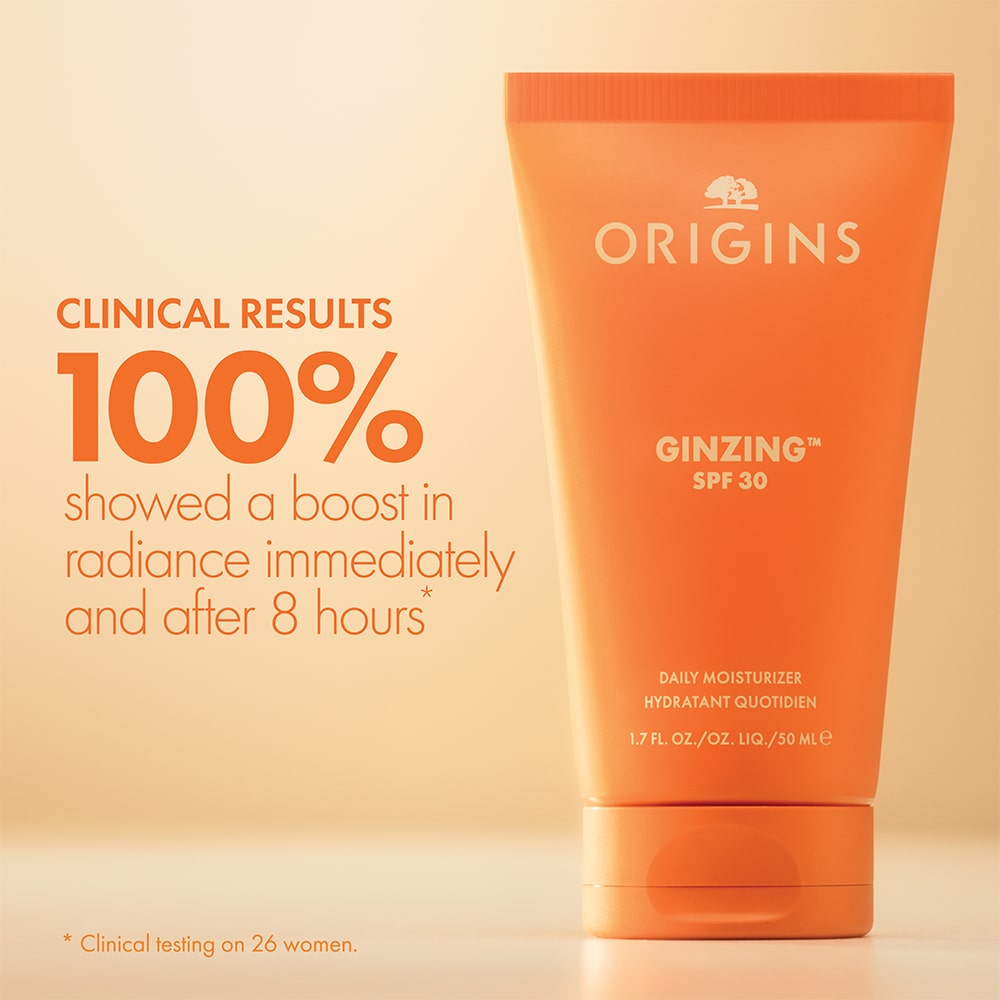 Ginzing Daily Moisturizer + Spf 30 - Origins