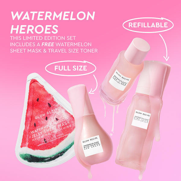 Watermelon Glow Dewy Skin Routine - Glow Recipe