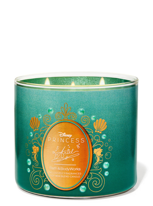 Disney Princess  Ariel 3 Wick Candle - Bath  & Body Works