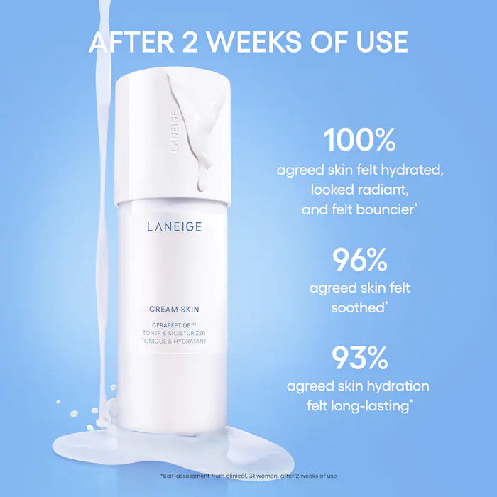Cream Skin Cerapeptide Toner & Moisturizer - Laneige