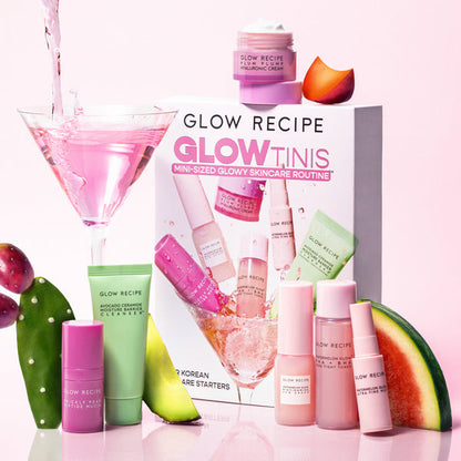 Glow Tinis Mini Sized Glowy Skincare Routine - Glow Recipe