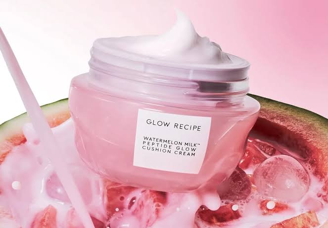 Watermelon Milk Peptide Glow Cushion Cream Refillable - Glow Recioe