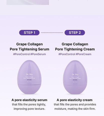 Grape Collagen Pore Tightening Cream - Dr. Bio