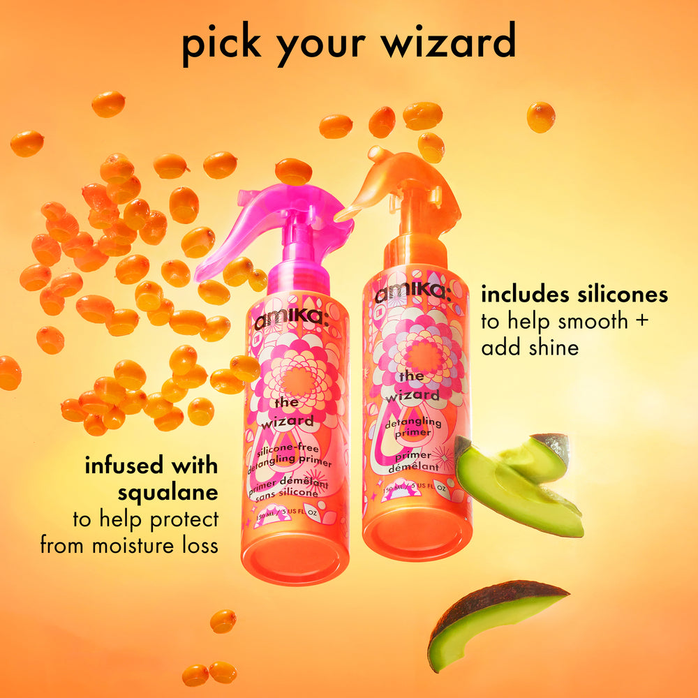 The Wizard Solicone Free Detangling Primer - Amika