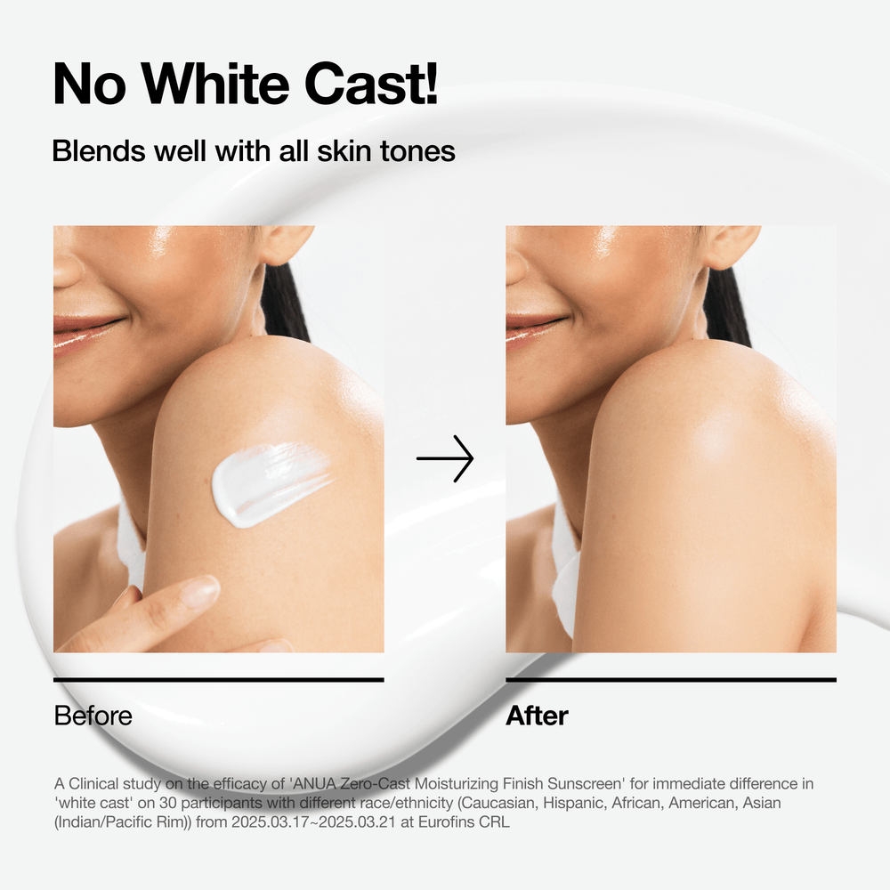 Zero Coast Moisturizing Finish Sunscreen Spf 50+PA++++ - Anua