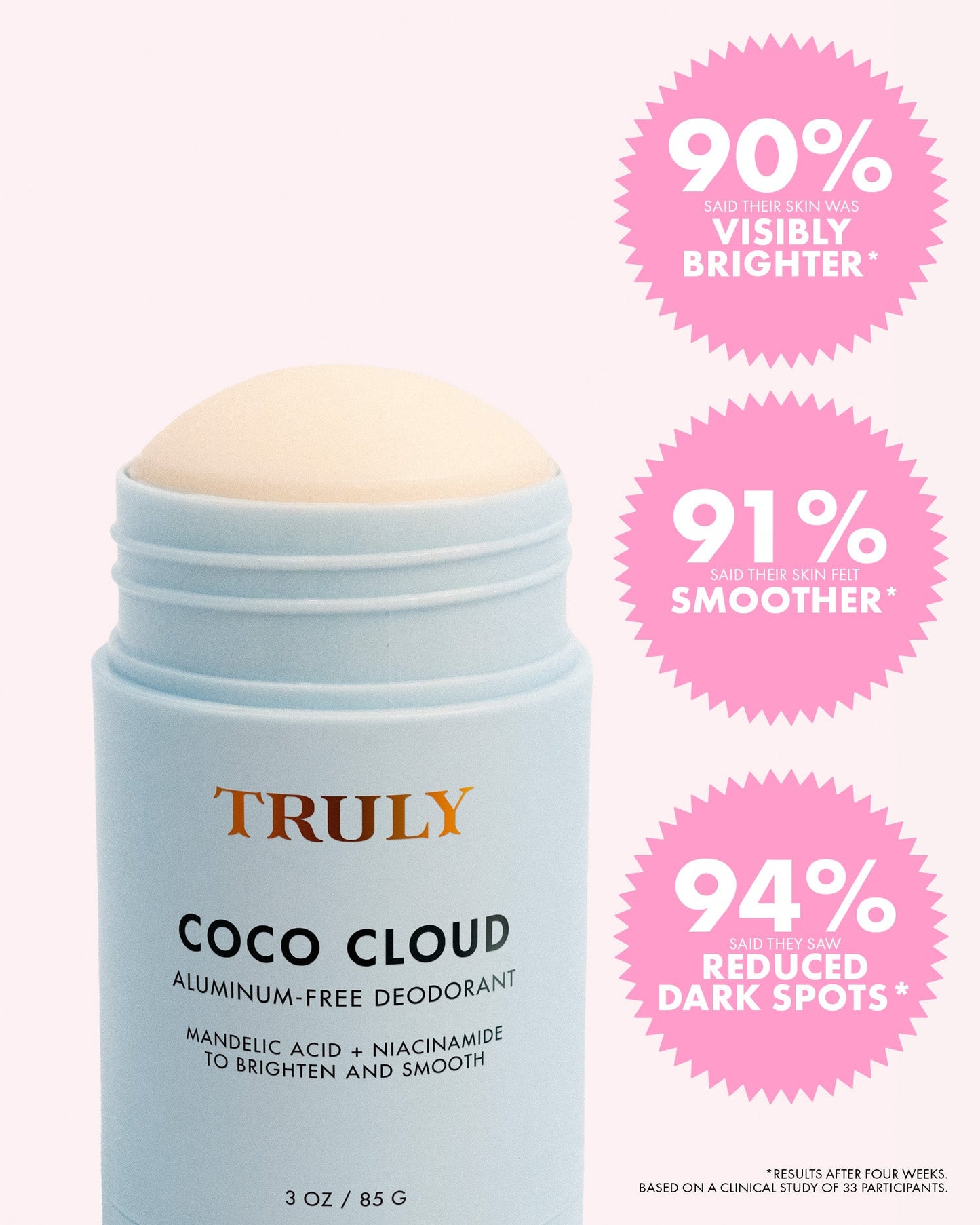 Aluminum Free Deodorant with Mandelic Acid+Niacinamide - Truly