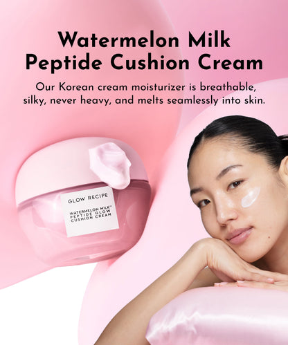 Watermelon Milk Peptide Glow Cushion Cream Refillable - Glow Recioe