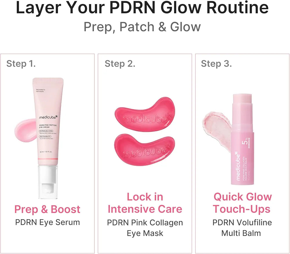 Pdrn Pink Collagen Jelly Eye Mask - Medicube