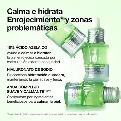 Azelaic Acid 10 Hyaluron Redness Serum -Anua