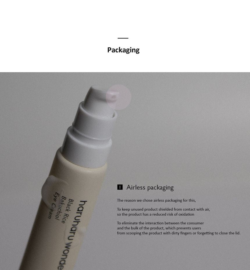 Black Rice Bakuchio Eye Cream - Haruharu Wonder