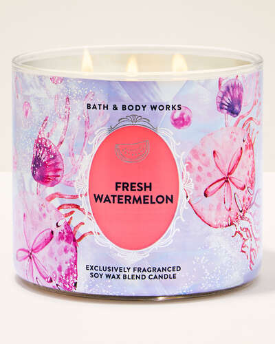 Fresh Watermelon 3-Wick Candle - Bath & Body Works