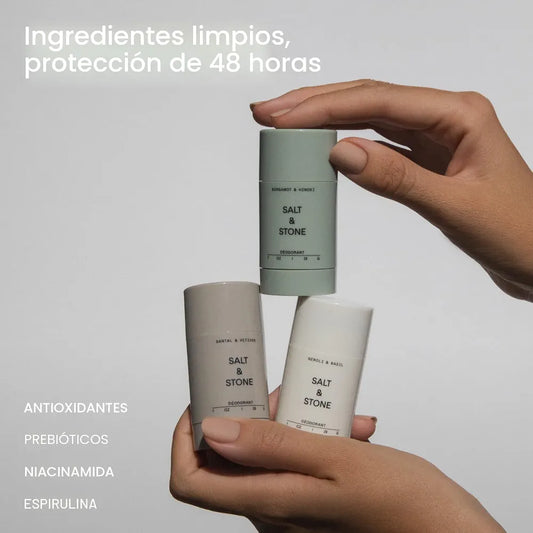 Mini Deodorant Discovery Set - Salt & Stone